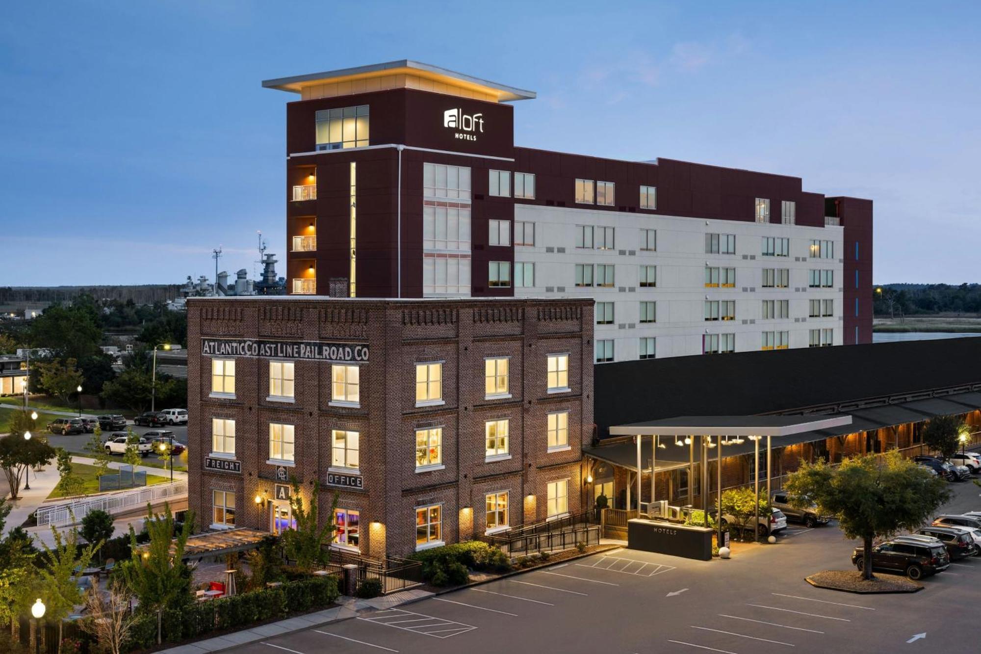 Aloft Wilmington At Coastline Center Hotell Eksteriør bilde